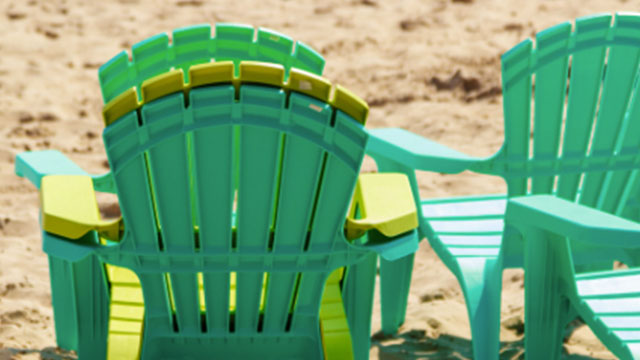 Chrome Oxide Green used for plastic Adirondack chairs